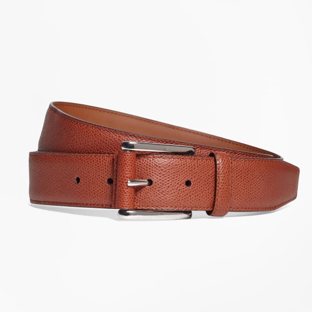Sz 40 Brooks Brothers Pebble Leather Belt
